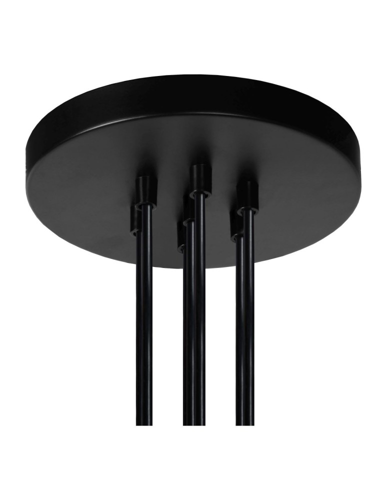 Pendant lamps - Lucide FIX MULTIPLE Pendant 7xE27 black 08408/07/30 - product kolory-swiatla.pl 12