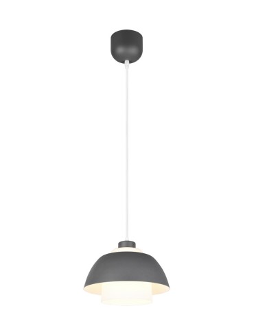 RL Oprawa wisząca w głębokim odcieniu antracytu, utrzymana w minimalistycznym stylu. R36501942