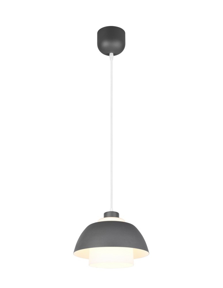 RL Oprawa wisząca w głębokim odcieniu antracytu, utrzymana w minimalistycznym stylu. R36501942