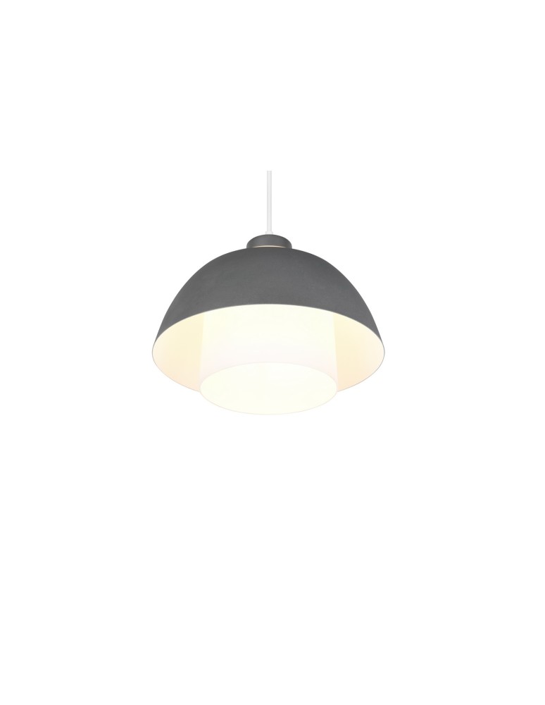 RL Oprawa wisząca w głębokim odcieniu antracytu, utrzymana w minimalistycznym stylu. R36501942