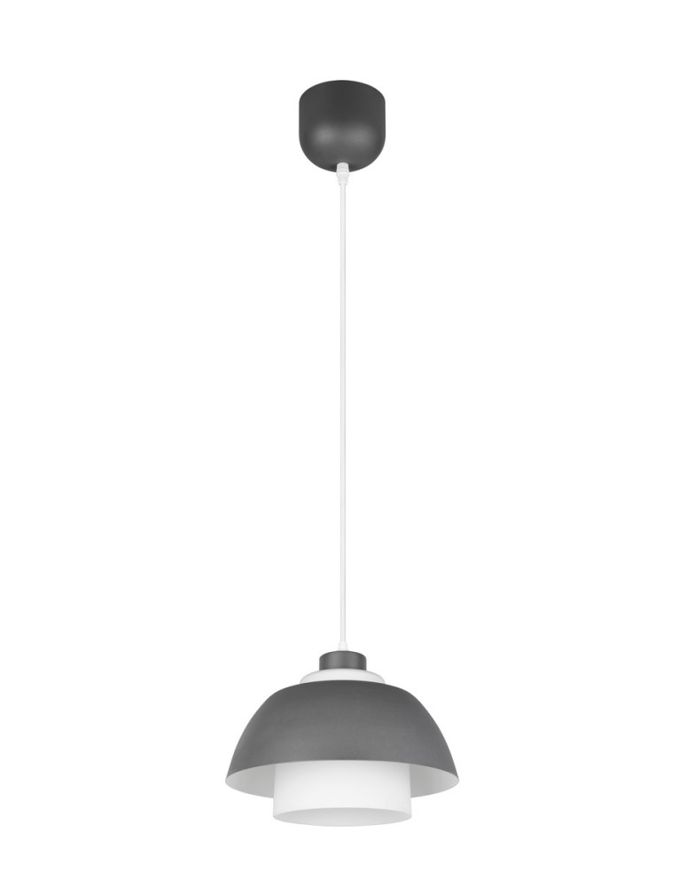 RL Oprawa wisząca w głębokim odcieniu antracytu, utrzymana w minimalistycznym stylu. R36501942