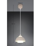 RL Lampa wisząca w ciepłym, beżowym odcieniu, o spokojnym i stonowanym wyglądzie. R36501043