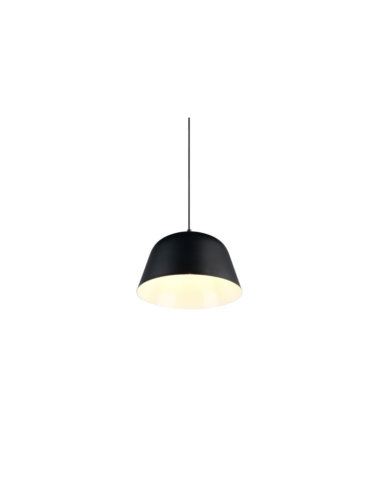 RL Nowoczesna lampa wisząca w wykończeniu czarny mat, o prostej, eleganckiej formie i wyrazistej, stonowanej kolorystyce. R364 RL Nowoczesna lampa wisząca w wykończeniu czarny mat, o prostej, eleganckiej formie i wyrazistej, stonowanej kolorystyce. R364