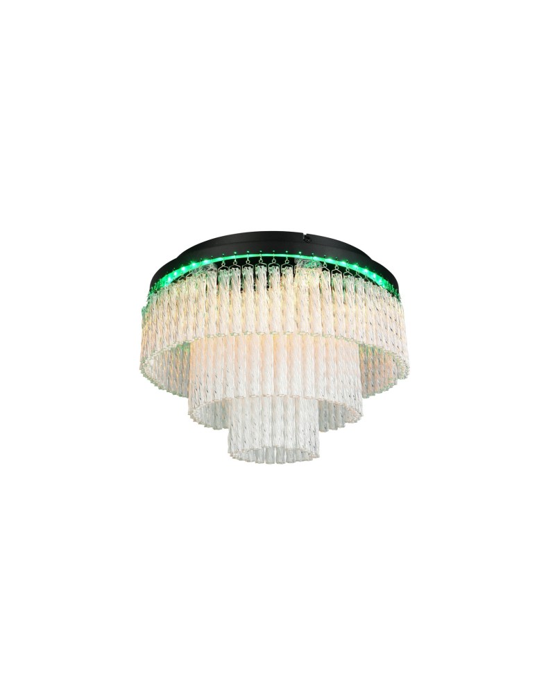 RL Lampa sufitowa w matowej czerni, o wyrazistej i nowoczesnej bryle. R63441032