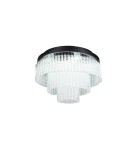 RL Lampa sufitowa w matowej czerni, o wyrazistej i nowoczesnej bryle. R63441032