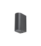 Outdoor wall lamps - Nowodvorski NICO Outdoor Surface Wall Max wattage 2x10W GU10 IP54 Graphite 9517 - product 2