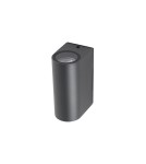 Outdoor wall lamps - Nowodvorski NICO Outdoor Surface Wall Max wattage 2x10W GU10 IP54 Graphite 9517 - product 3