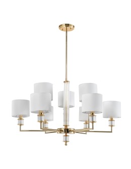 CosmoLight Lampa wisząca SUTTON P09378AU-WH Złoty błyszczący - product 2
