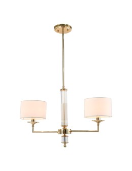 CosmoLight Lampa wisząca SUTTON P02392AU-WH Złoty błyszczący