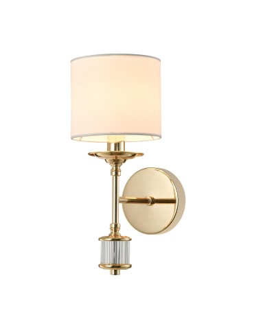 CosmoLight Kinkiet SUTTON W01408AU-WH Złoty błyszczący