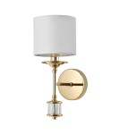 CosmoLight Kinkiet SUTTON W01408AU-WH Złoty błyszczący