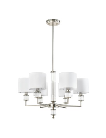 CosmoLight Lampa wisząca SUTTON P06446NI-WH Nikiel błyszczący - product 2