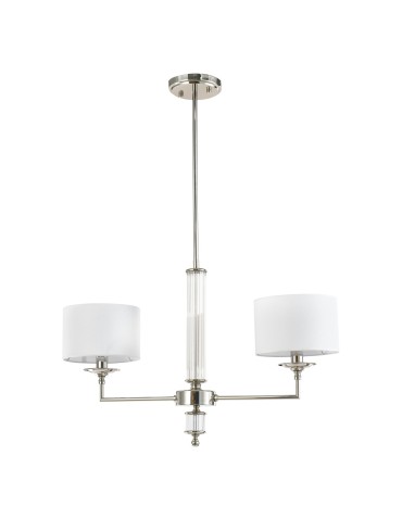 CosmoLight Lampa wisząca SUTTON P02453NI-WH Nikiel błyszczący - product 2
