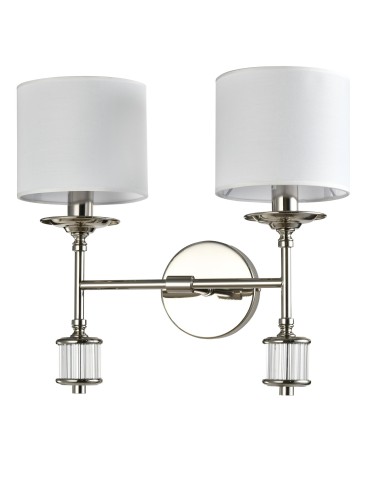 CosmoLight Kinkiet SUTTON W02477NI-WH Nikiel błyszczący - product 2