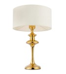CosmoLight Lampa stołowa ABU DHABI T01804AU-WH Złoty błyszczący