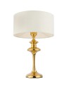 CosmoLight Lampa stołowa ABU DHABI T01804AU-WH Złoty błyszczący