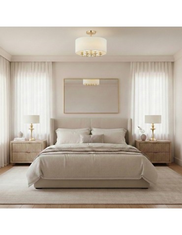 CosmoLight Lampa stołowa ABU DHABI T01804AU-WH Złoty błyszczący - product 2
