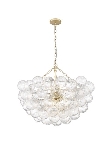 CosmoLight Lampa wisząca COMO P13569AM Złoty mat