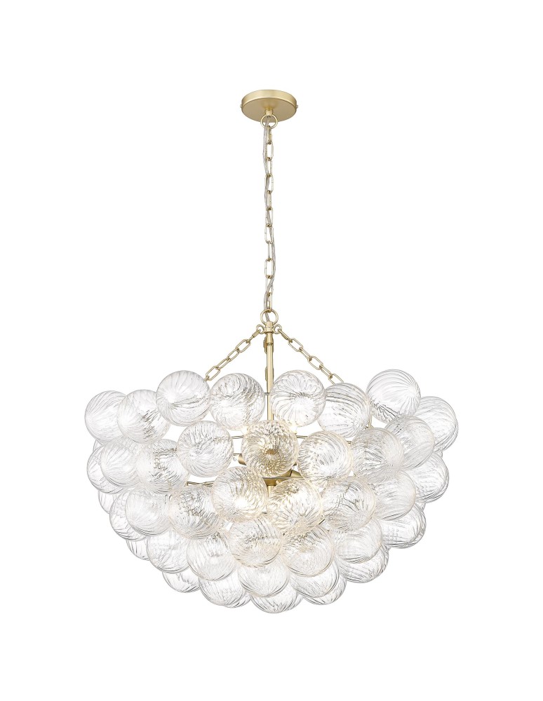 CosmoLight Lampa wisząca COMO P13569AM Złoty mat