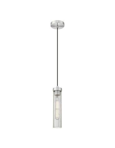 CosmoLight Lampa wisząca QUINCY P01828NS Nikiel satynowy