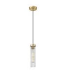 CosmoLight Lampa wisząca QUINCY P01835BR Mosiądz