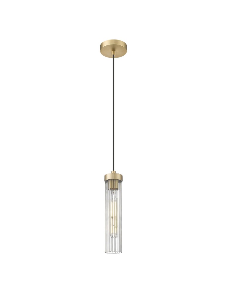 CosmoLight Lampa wisząca QUINCY P01835BR Mosiądz