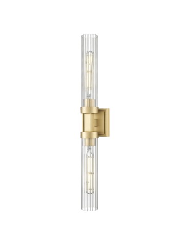 CosmoLight Kinkiet QUINCY W02897BR Mosiądz