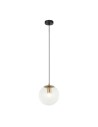 Italux Sarpo Wisząca 1xE27 40W Mosiądz PND-58867-1S-BK-BRO
