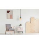 Designer pendant lamps - Italux Namos Pendant 1xE27 40W Brass PND-27092A-MC-BRO - product 3