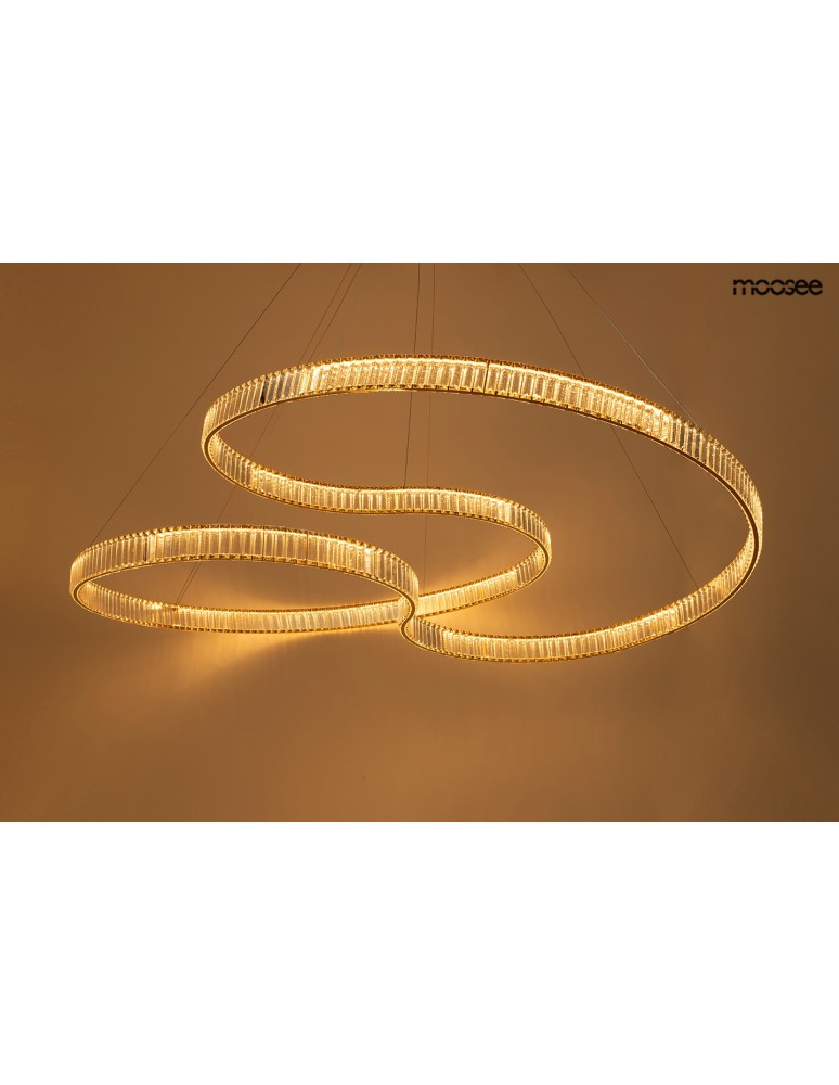 MOOSEE lampa wisząca WAVE 160A złota (MSE1501100539)