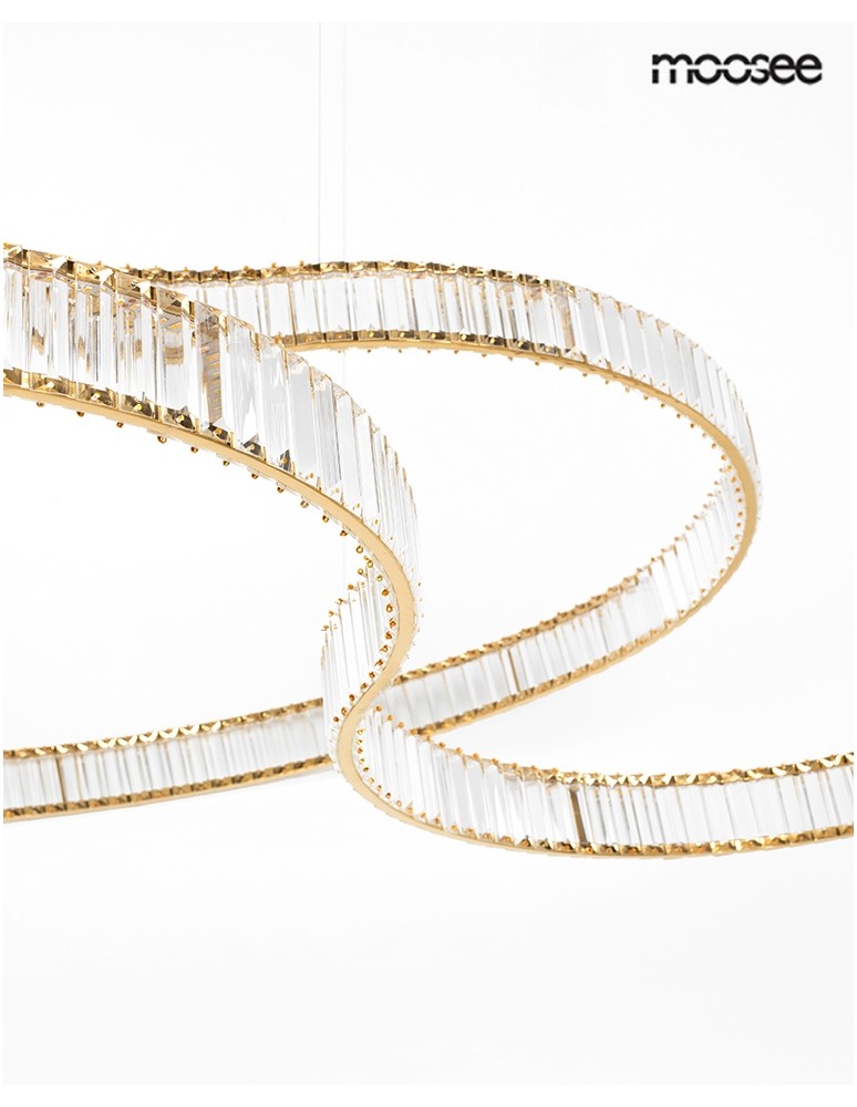 MOOSEE lampa wisząca WAVE 160A złota (MSE1501100539)