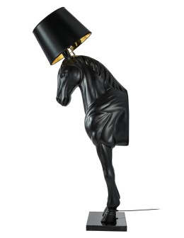 MOOSEE lampa podłogowa KOŃ HORSE STAND    M czarna - włókno szklane (MSE1501100386)