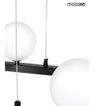 MOOSEE lampa wisząca ALURE OVAL 120       czarna/mleczna (MSE1501100606/MILK)