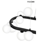 MOOSEE lampa wisząca ALURE OVAL 120       czarna/mleczna (MSE1501100606/MILK)
