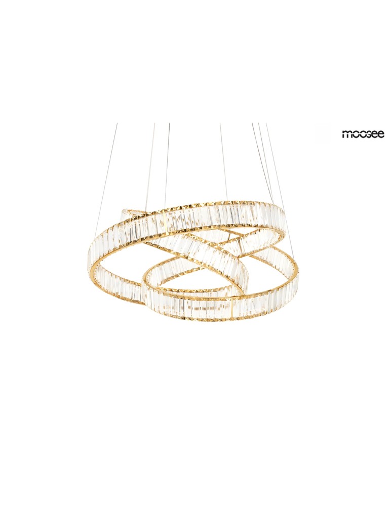 MOOSEE lampa wisząca WAVE 80 złota (MSE1501100538)