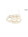 MOOSEE lampa wisząca WAVE 80 złota (MSE1501100538)