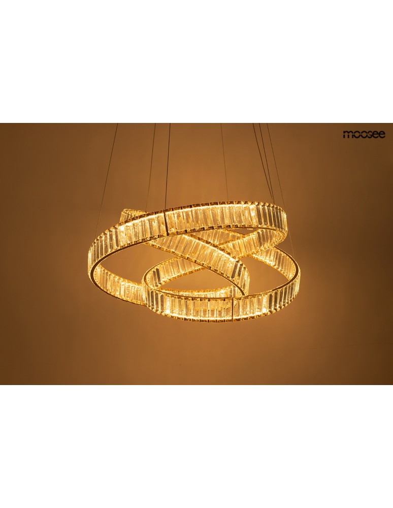 MOOSEE lampa wisząca WAVE 80 złota (MSE1501100538)