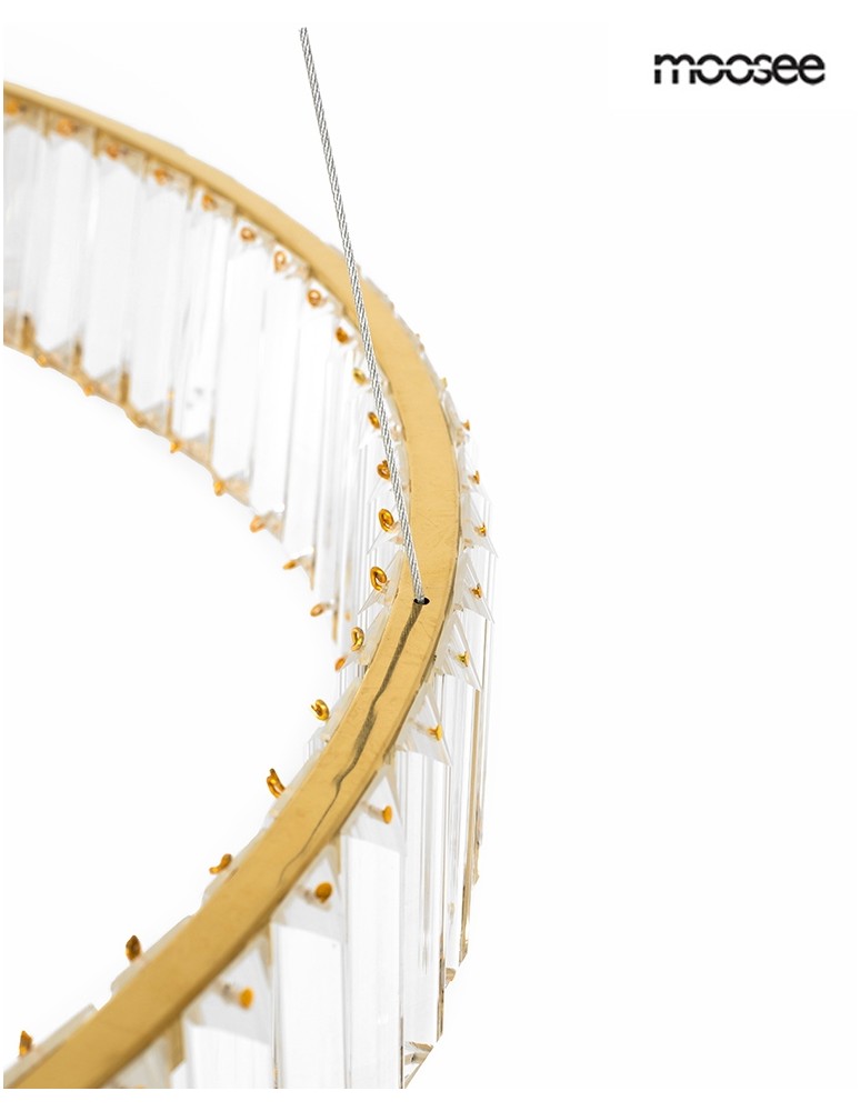 MOOSEE lampa wisząca WAVE 80 złota (MSE1501100538)