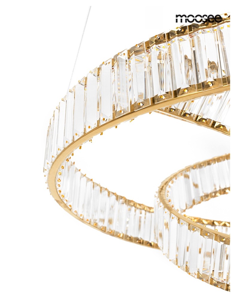 MOOSEE lampa wisząca WAVE 80 złota (MSE1501100538)