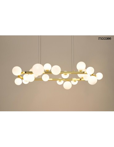 MOOSEE lampa wisząca ALURE OVAL 120       złota/mleczna (MSE1501100605/MILK) - product 2