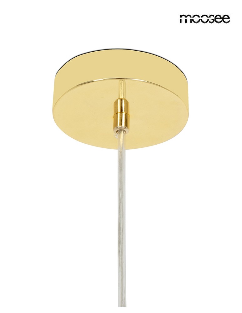 MOOSEE lampa wisząca ALURE OVAL 120       złota/mleczna (MSE1501100605/MILK)