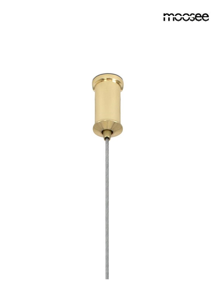 MOOSEE lampa wisząca ALURE OVAL 120       złota/mleczna (MSE1501100605/MILK)