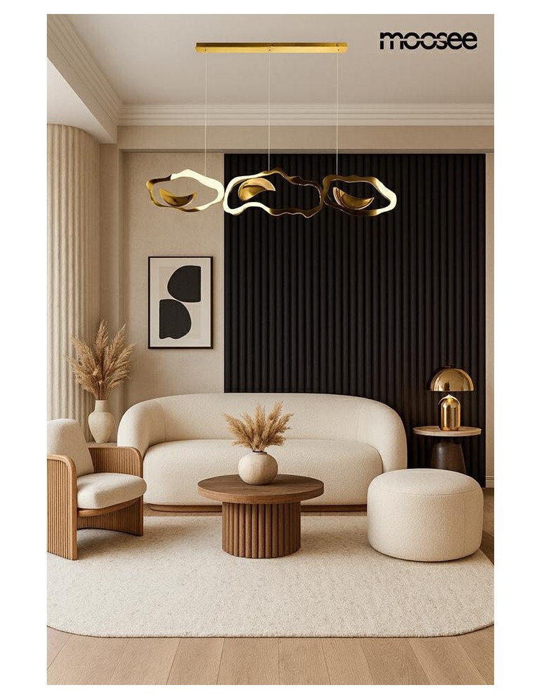 MOOSEE lampa wisząca CHAIN 210 złota (MSE1501100588)