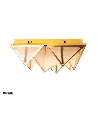 MOOSEE lampa sufitowa / plafon PYRAMIDS   złota (MSE1501100589) - produkt 2