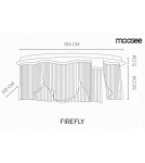 MOOSEE lampa sufitowa / plafon FIREFLY    180 złota (MSE1501100586)