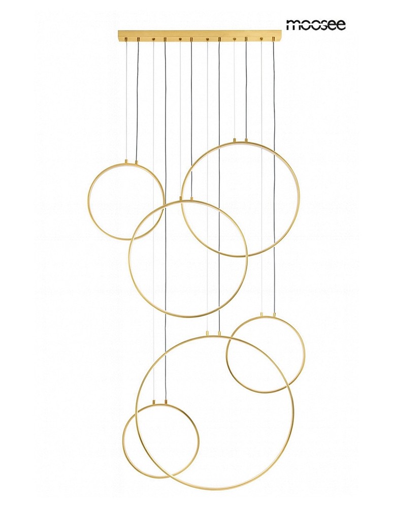 MOOSEE lampa wisząca CIRCULO SIX złota (MSE1501100603)