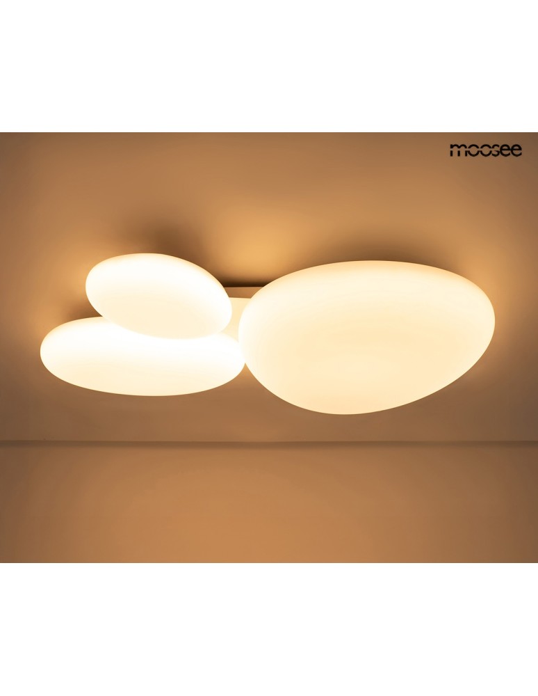 MOOSEE lampa sufitowa / plafon CLOUD 3    biała (MSE1501100577)