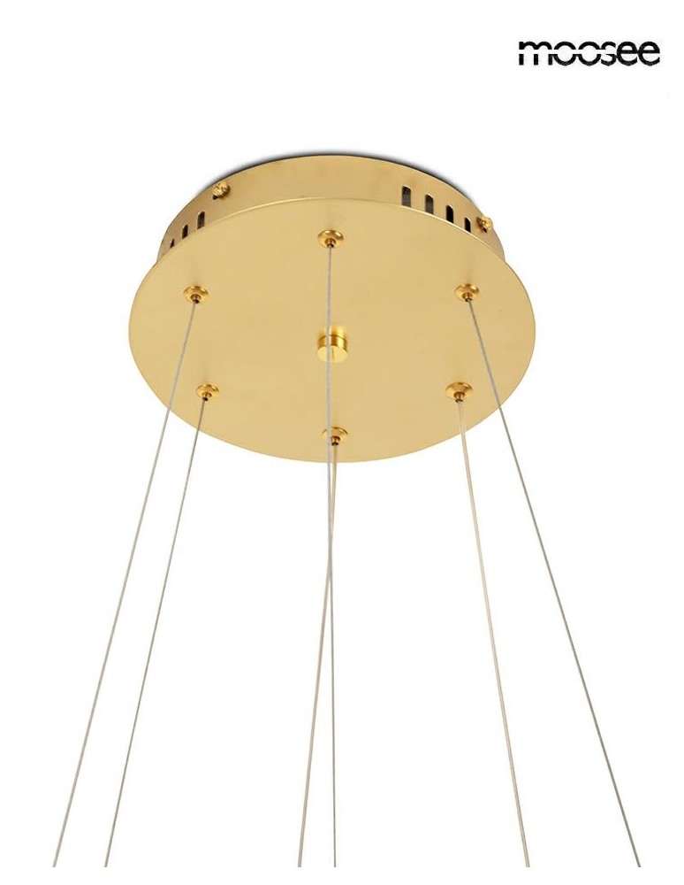 MOOSEE lampa wisząca WAVES 2 złota (MSE1501100591)