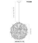 MOOSEE lampa wisząca MONETE 50 złota (MSE1501100579)