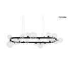 MOOSEE lampa wisząca ALURE OVAL 120       czarna (MSE1501100550)